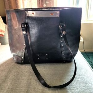 Patricia Nash large genuine leather tote